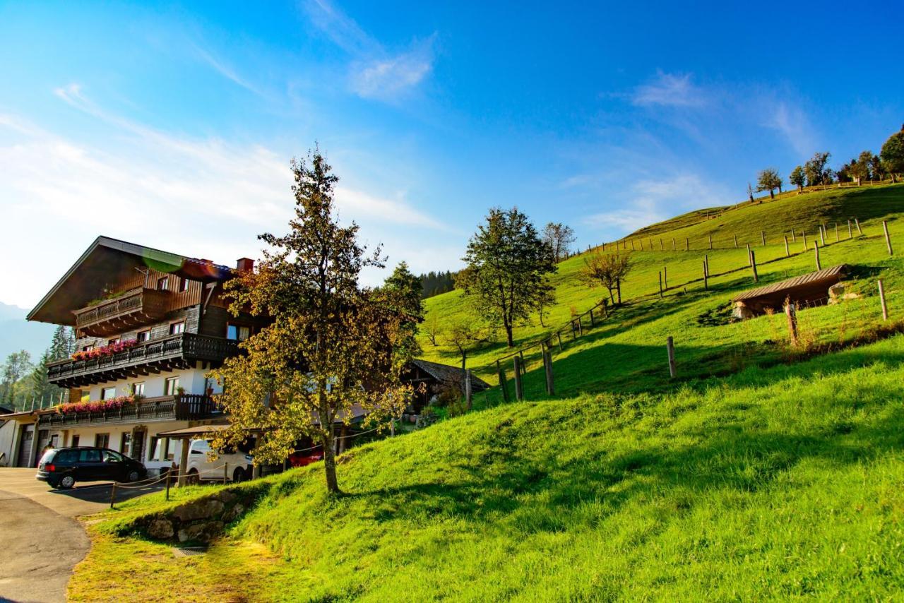 Schrahlehen Bed and Breakfast Wagrain Exteriör bild